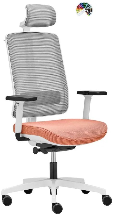 RIM Kancelárska stolička FLEXi XXL FX 1102A 1103A čalúnenie FAME, STEP, OCEANIC, CRISP