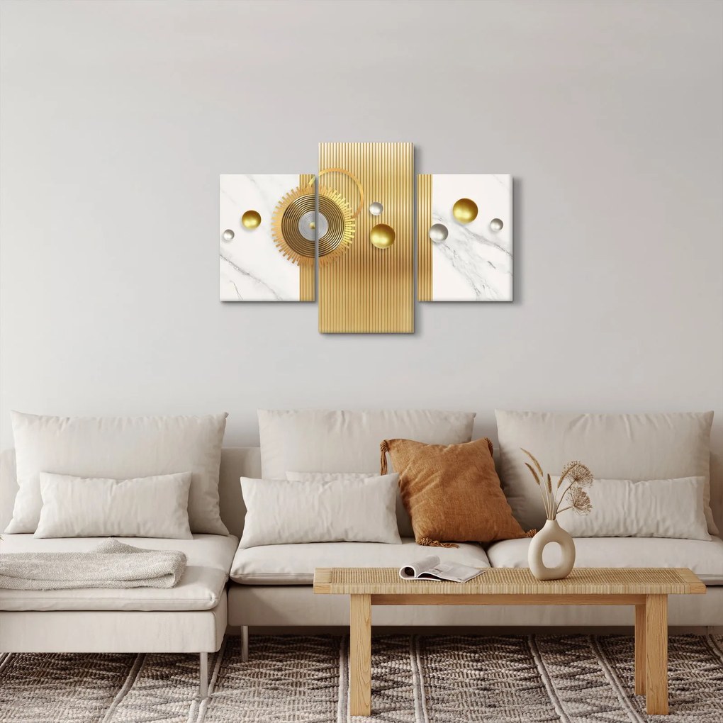 Obraz - Perly na mramore (90x60 cm)