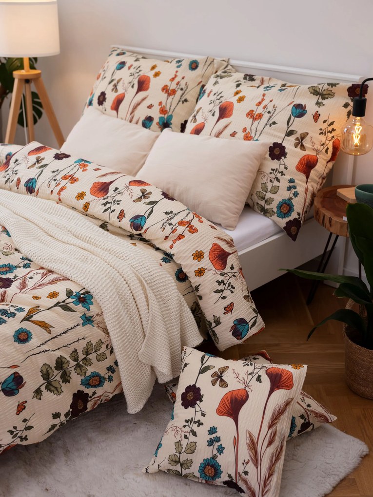 Predĺžené krepové obliečky Renforcé - Veronika