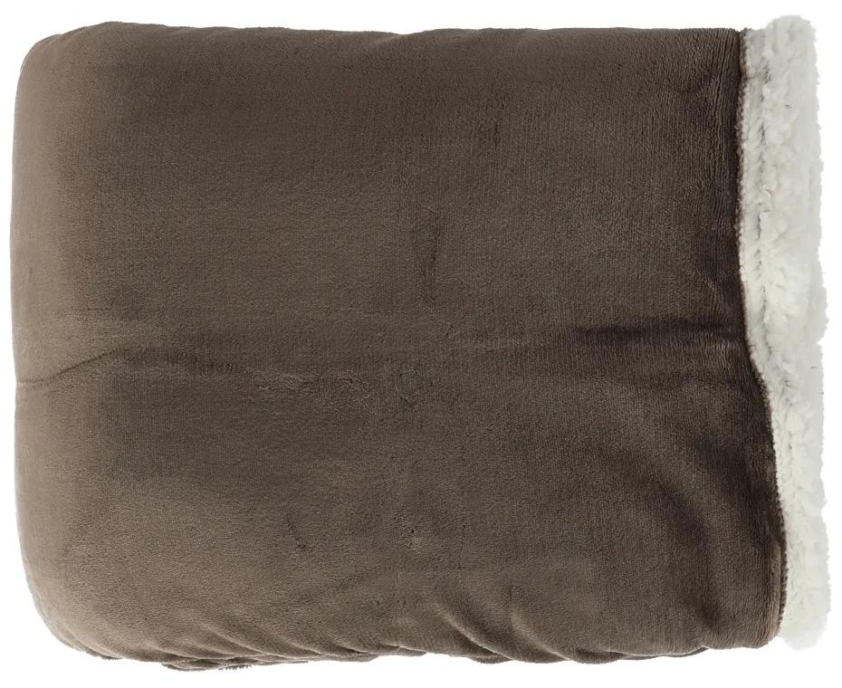 Kondela Obojstranná deka, hnedá, 200x220, ANKEA TYP 1
