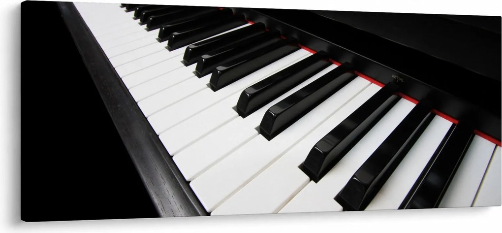 Obraz klávesov piána (120x50 cm)