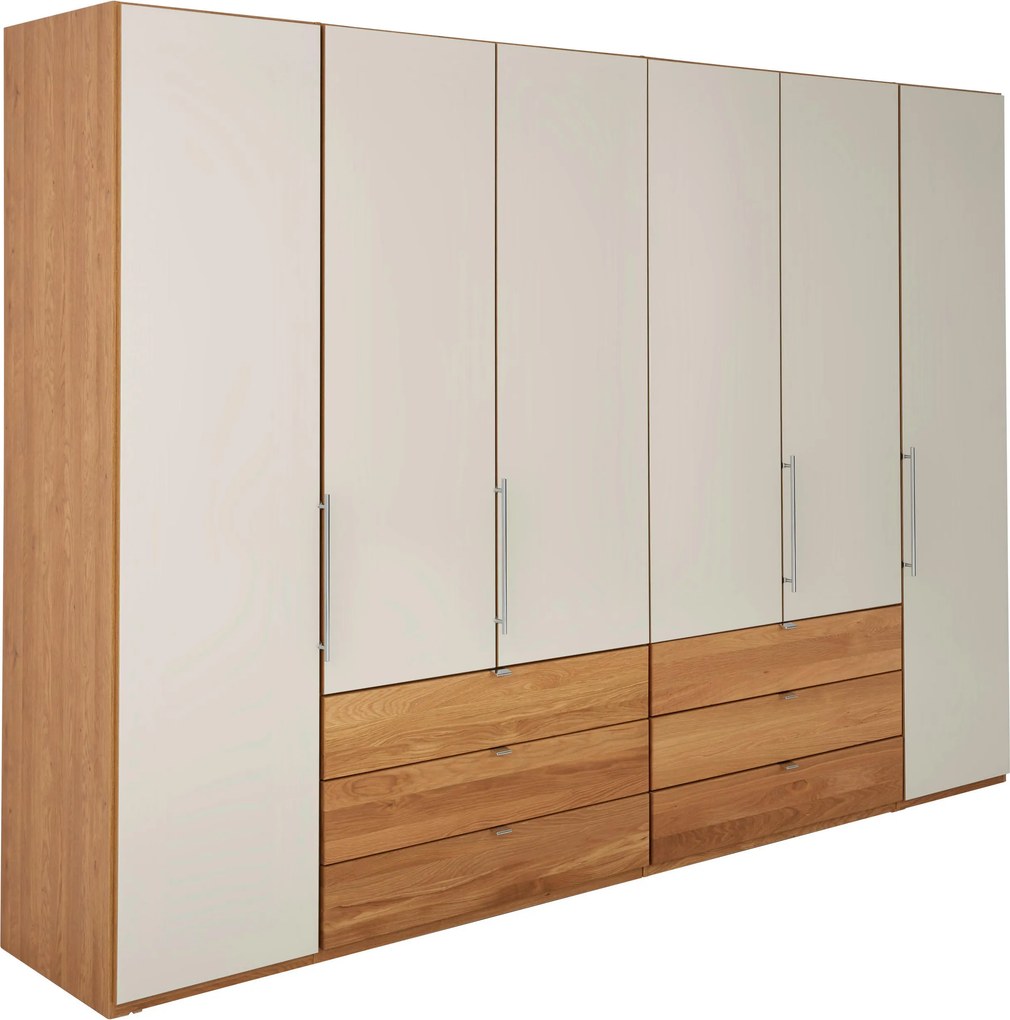 XXXLutz SKRIŇA S OTOČNÝMI DVERAMI, dub, farba duba, šampanská, 300/216/58 cm Dieter Knoll - Skrine - 000442004307