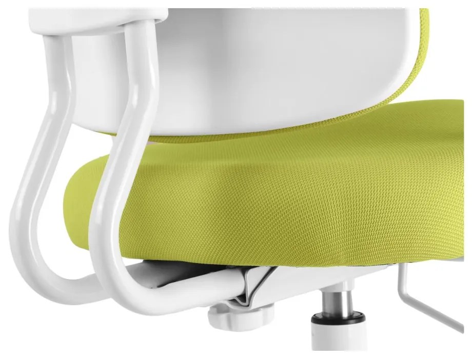 Detská rastúca stolička Neoseat KIDDY THREE — látka, prateľný poťah, zelená