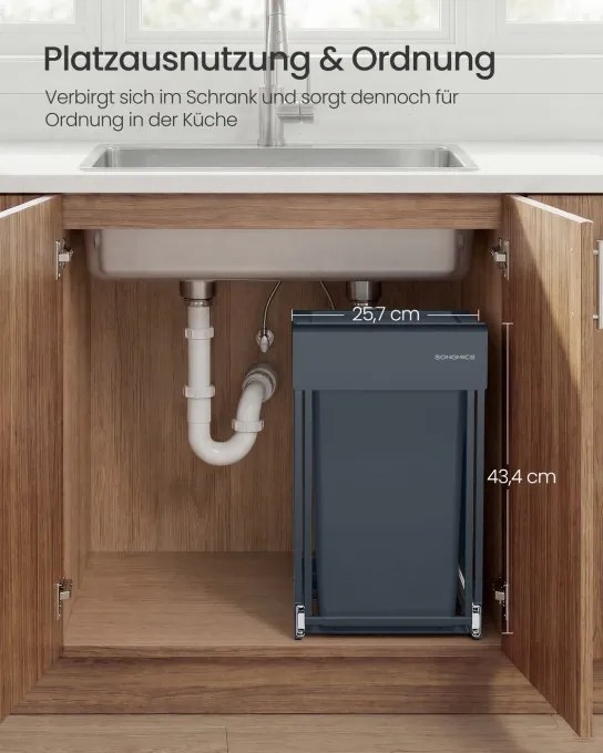 Výsuvný odpadkový kôš do kuchynskej skrinky LTB920GZ01