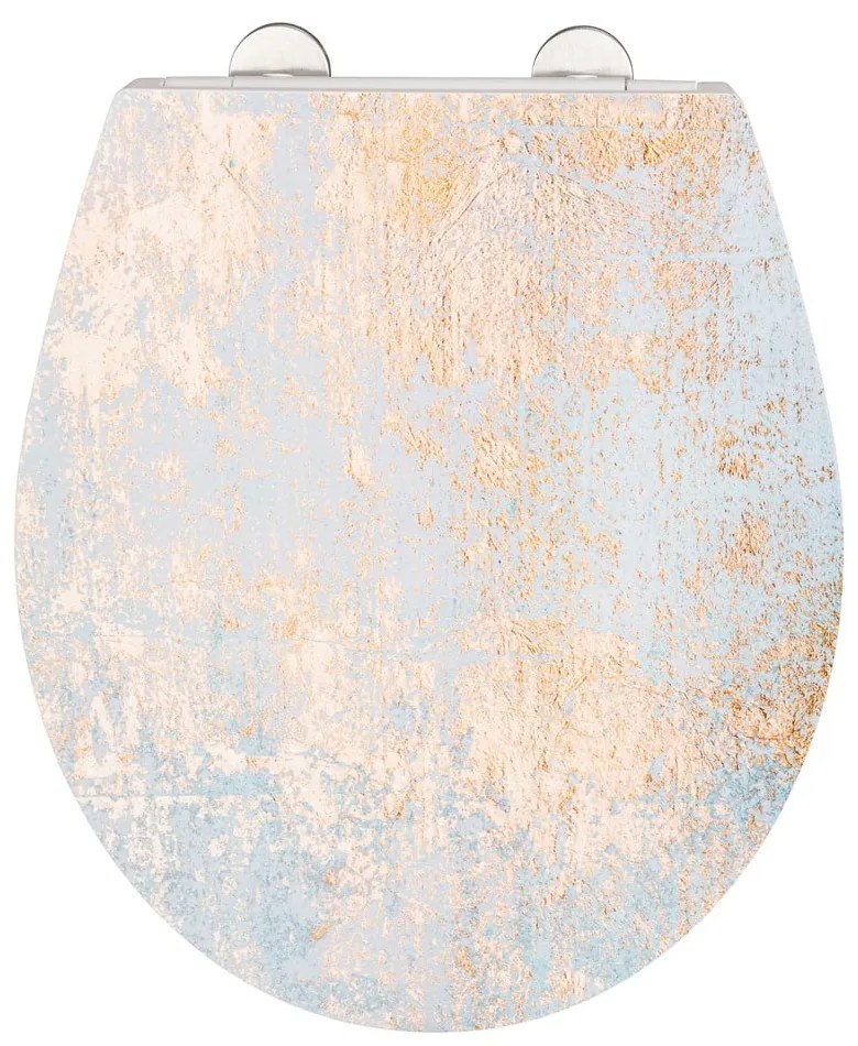 Záchodová doska s automatickým zatváraním 37,5 x 44,5 cm Agate - Wenko