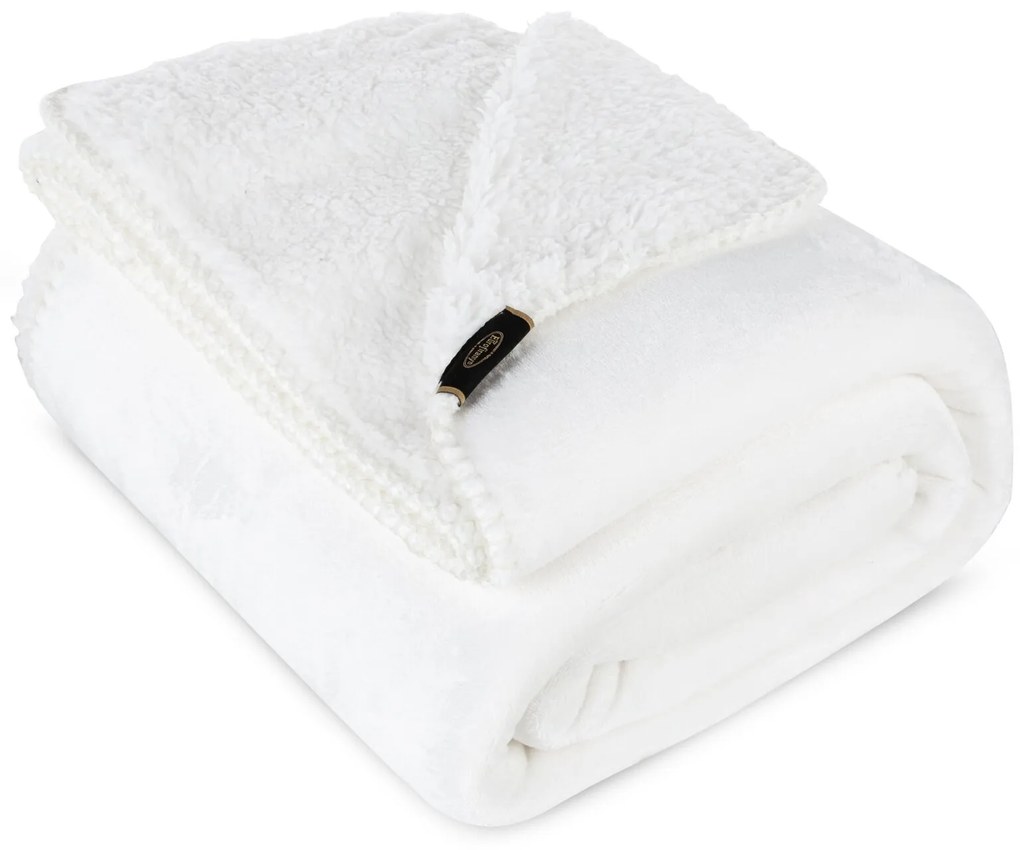 DEKA TEDY 70X160 CM BIELA