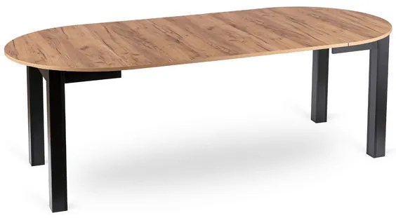Rozkladací stôl RAMON 103–223 cm Dub Craft / Čierna