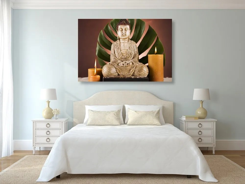 Obraz Budha s relaxačným zátiším - 60x40