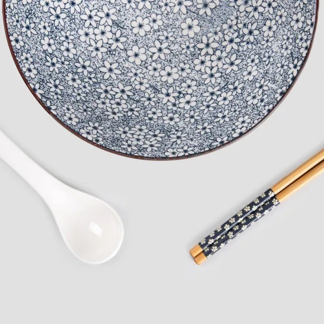 Miska na ramen SALADO s kvietkami 727016