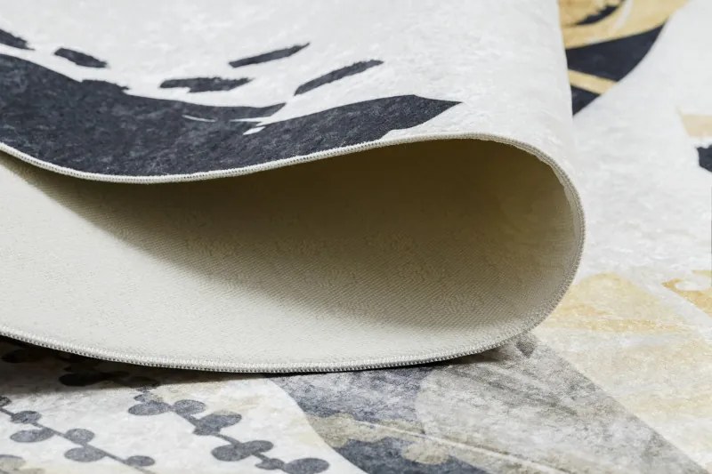 Dywany Łuszczów, Kusový koberec ANDRE Abstraction 1097, 120x170, béžová, chodba / predsieň