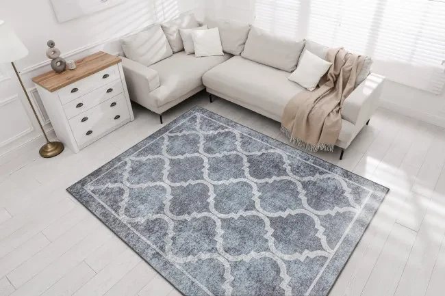 Koberec MIRO 51639.805 Trellis, sivý