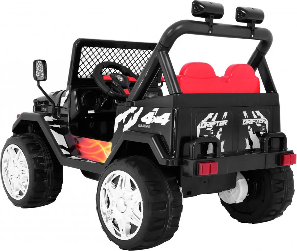 Ramiz Detské terénne auto na batérie Raptor Drifter čierne