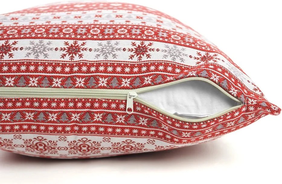 Polášek Obliečka na vankúšik so zimnými motívmi - Cuoricino | 50 x 50 cm