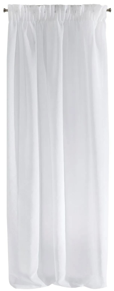 ZÁCLONA NA PÁSKE ELPIDIA 140X270 CM BIELA
