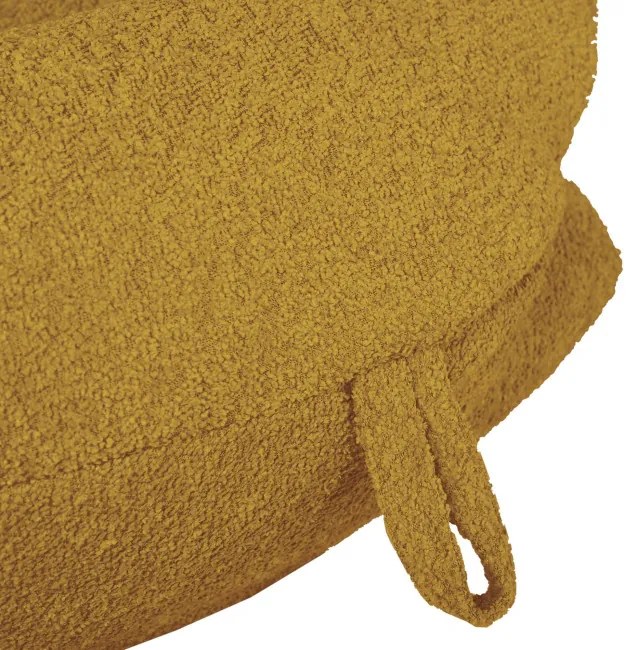 Sedací vak SAKO horčicový bouclé