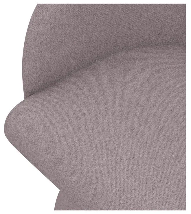 Čalúnené jedálenské kreslo v levanduľovej farbe Kanoa – Makamii