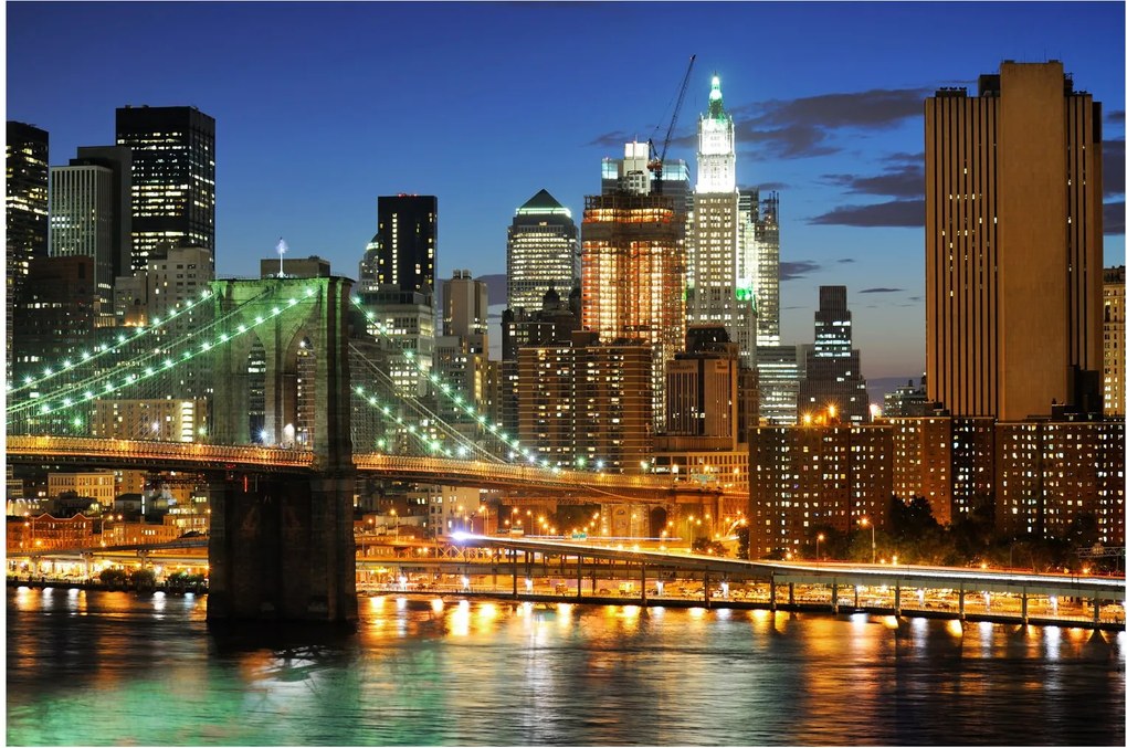 Obraz - Most s New Yorkom (90x60 cm)