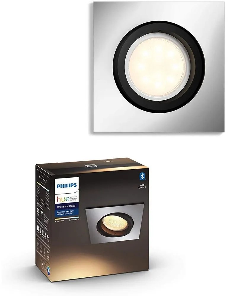 Philips Philips 50421/48/P9 - LED Stmievateľné svietidlo MILLISKIN 1xGU10/5W/230V P3779