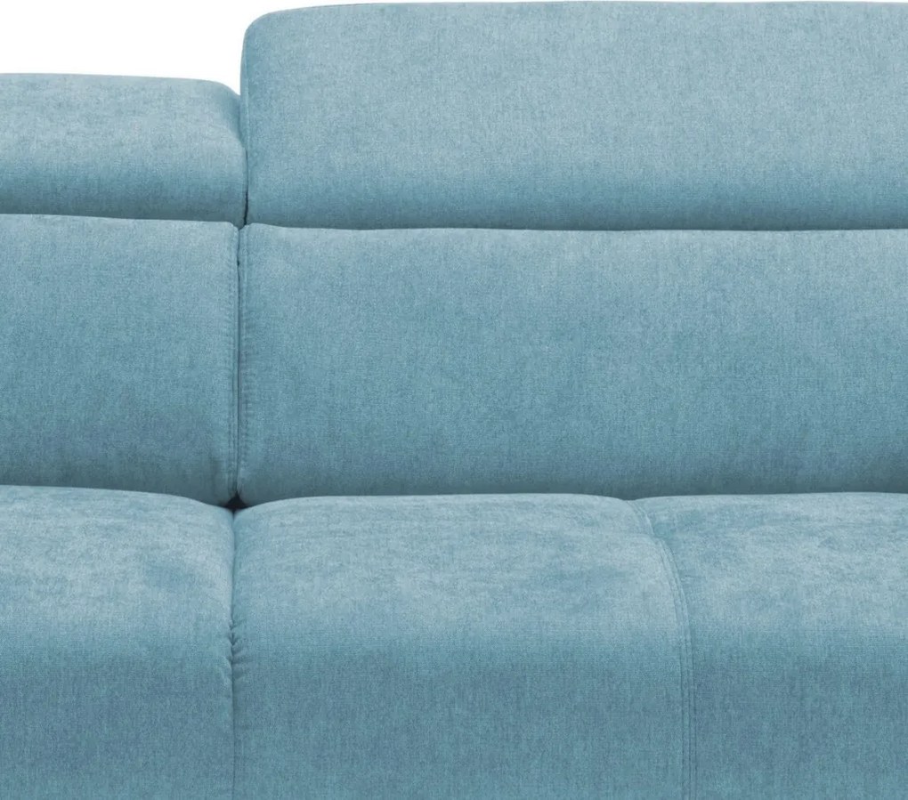 Trojsedák Speedway,  azúrovo modrá látka