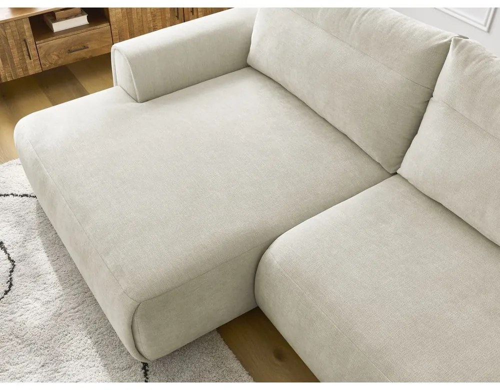 Béžová rohová pohovka Aden – Bobochic Paris