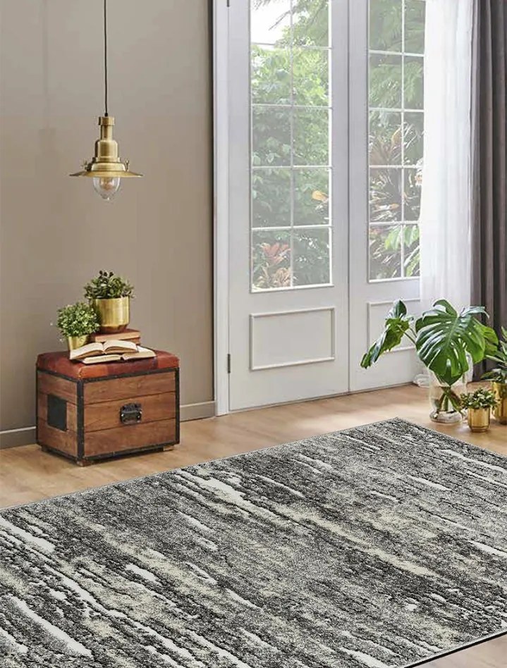 Kusový koberec Victoria 8005-644, 160x230, šedá, chodba / predsieň, B-line