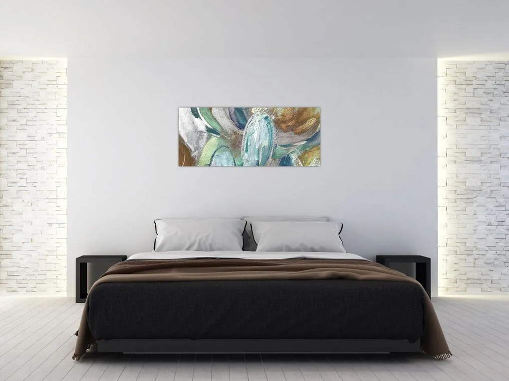 Obraz - Abstraktné maľba postavy (120x50 cm)