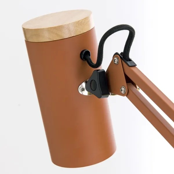 Orion - Stolná lampa so svorkou GILI 1xE27/40W/230V tehlová