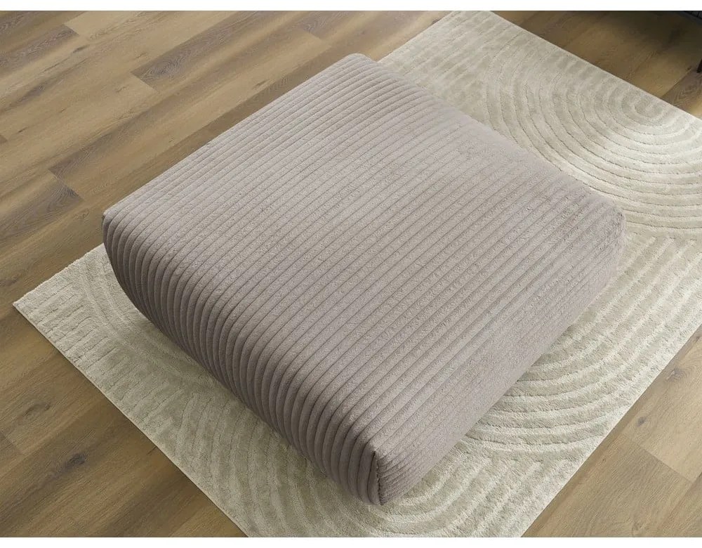 Svetlosivo-béžová menčestrová podnožka Lucien – Bobochic Paris