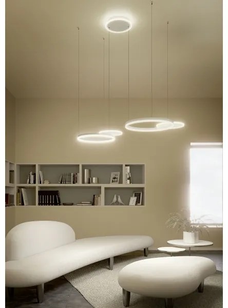 Redo 01-2608 - stmievateľný LED luster na lanku SIGUA LED/114W/230V CRI 90 biela