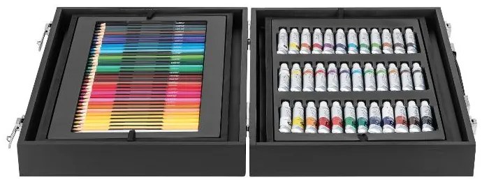 crelando®  Kufrík na maľovanie Premium, 174-dielna súprava  (100395081)