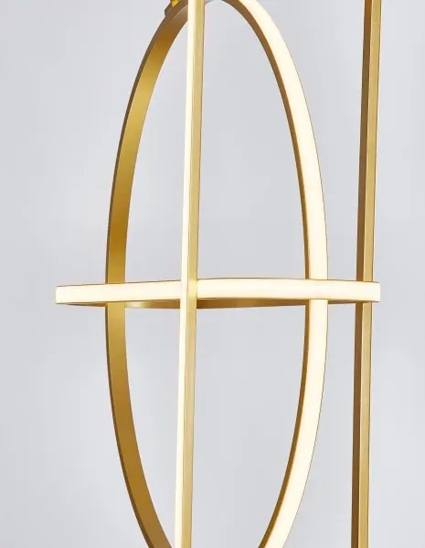 LED luster Arte 52 zlaté