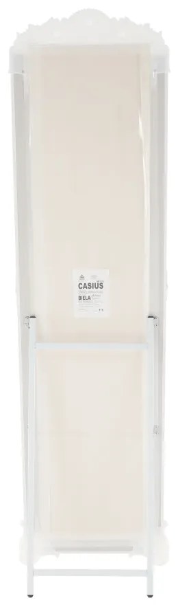 Stojace zrkadlo Casius - biela / strieborná