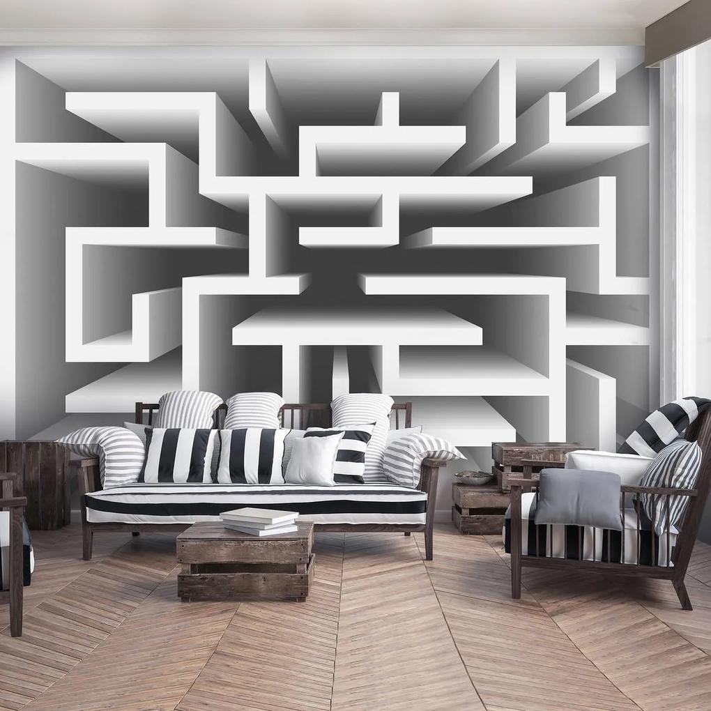 Fototapeta - 3D labyrint (254x184 cm)