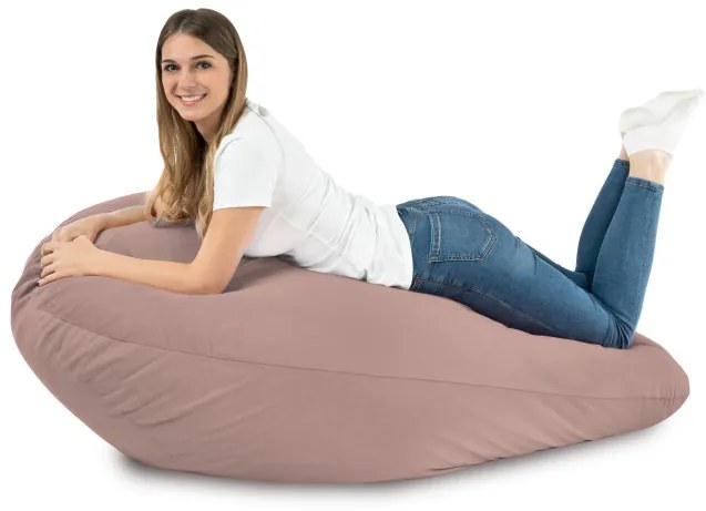 Sedací vak DROP XXL pudrovo ružový