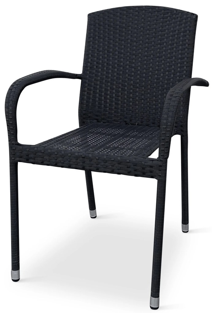 Záhradný jedálenský set Viking XL 190cm + 8x ratanová stolička Roma
