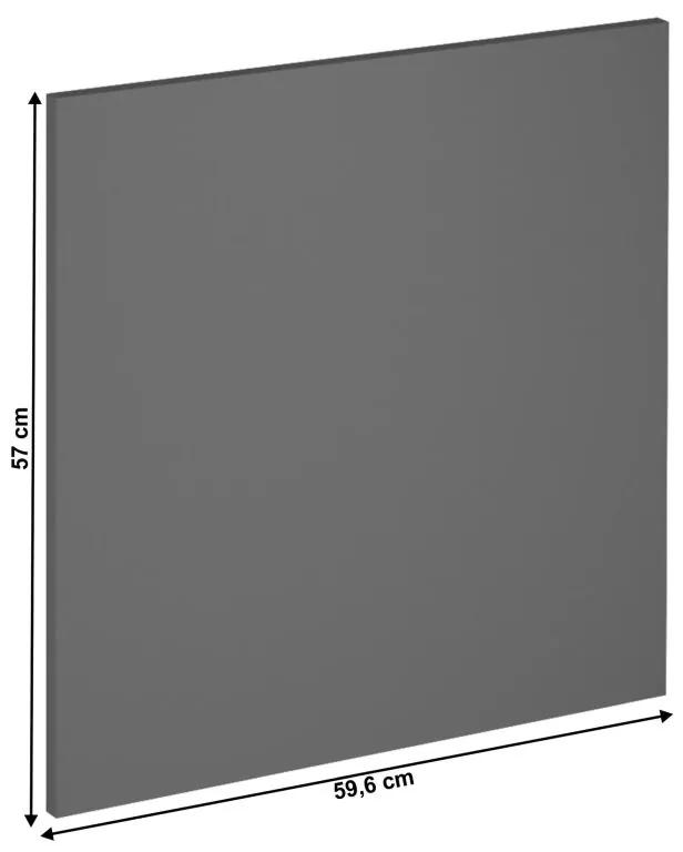 Kondela Dvierka na umývačku riadu, sivý mat, 59,6x57 cm, LANGEN