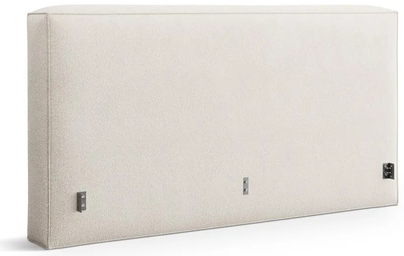 Krémovobiele čalúnené čelo postele 189x100 cm Olivia – Micadoni