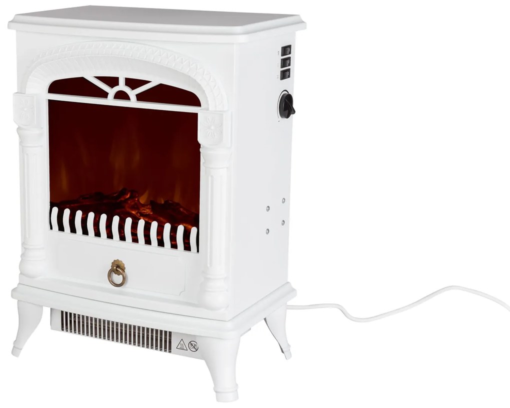 Silvercrest® Elektrický krb SEK 2000 B2 (biela) (100354441)