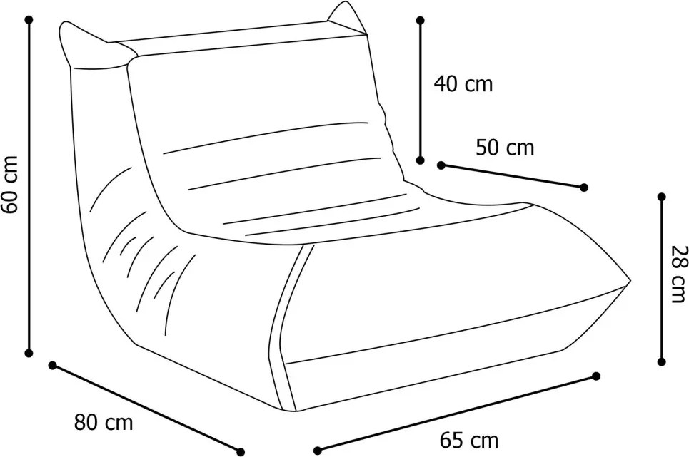 Detské ergonomické kreslo MOONI – béžová, prémiový manšester
