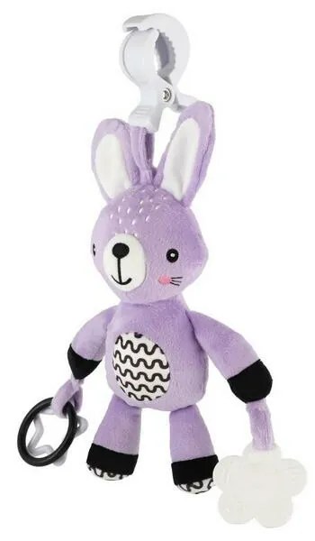 Hrkálka babyted Zajačik plyš 30 cm záves na postieľku / kočík