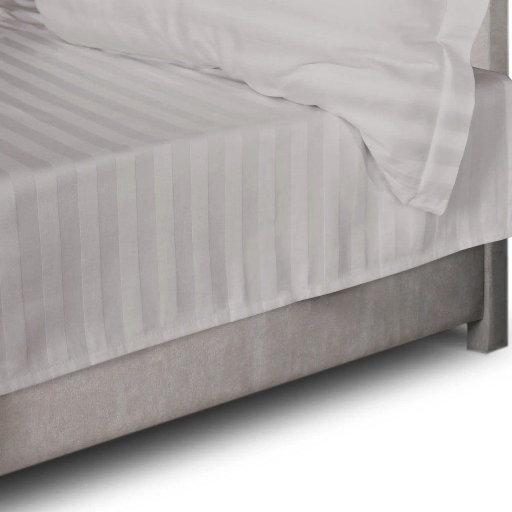 BAMBUSOVÉ PRESTIERADLO STRIPE 220X260 CM SIVÉ