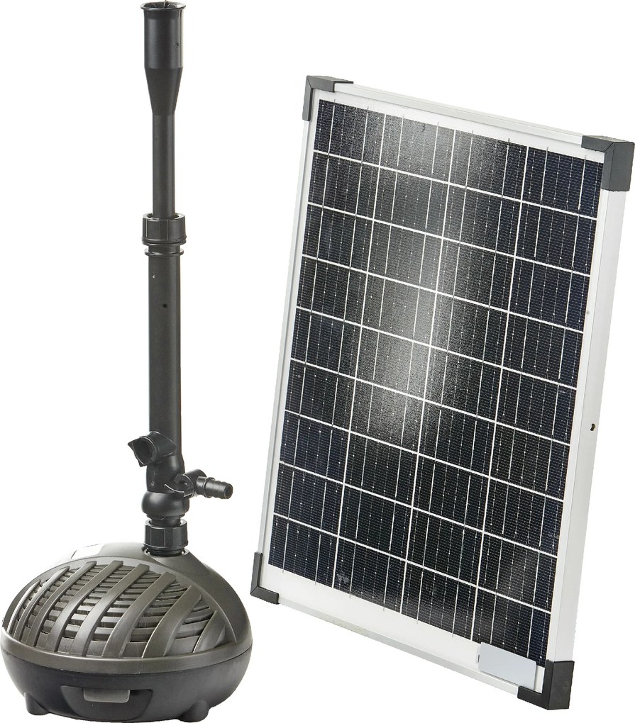 Súprava hybridného čerpadla HEISSNER so solárnym efektom 1000 l/h s transformátorom vrátane 3 efektov SPW1100-00