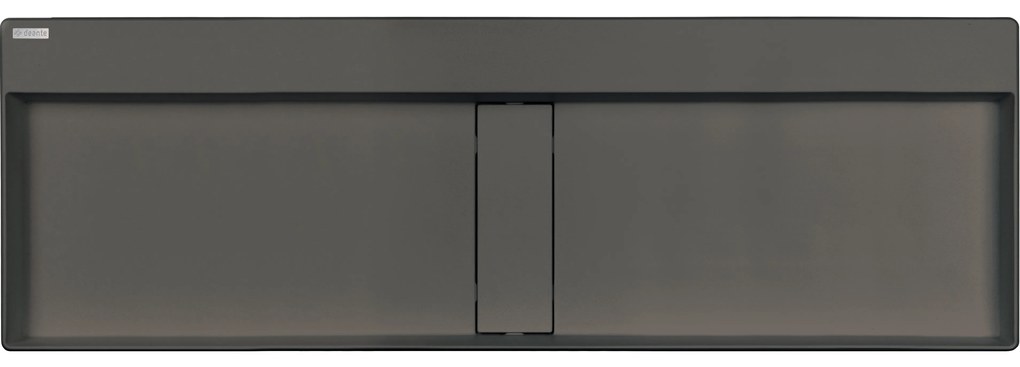 Deante Blur, granitové umývadlo na dosku 1200x400x120 mm, antracitová metalíza, DEA-CQB_TU2S