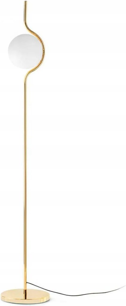 Faro Le Vita stojacia lampa zlatá, stmievateľná, Led, design, 694lm, 2700K