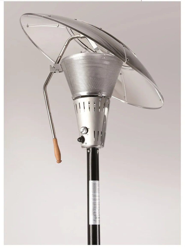 MEVA Zahradní topidlo ETNA Deluxe 13kW s regulátorem a naklápěcím reflektorem Poškodený obal: Nie