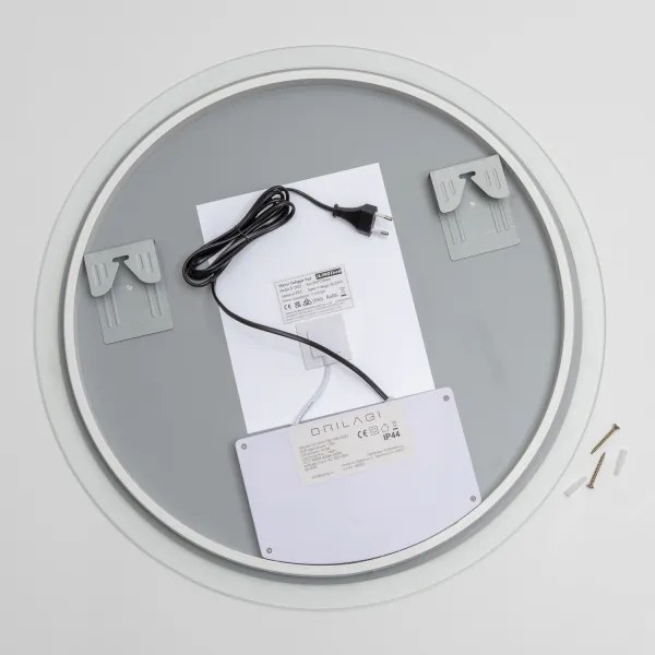 Brilagi-LED RGBW stmievateľné vyhrievané zrkadlo s podsvietením CLARA PRO LED/18W/230V priemer 60 cm IP44