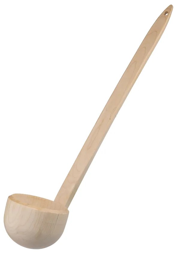 ČistéDrevo Drevená naberačka 53 cm svetlá - žufanka