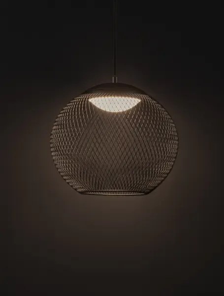 LED čierne dizajnové svietidlo Kinetic 30