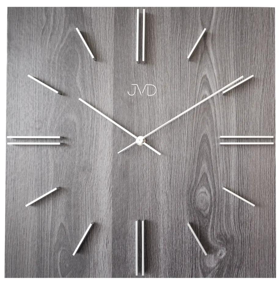Miminalistické nástenné hodiny JVD HC45.2 hnedé