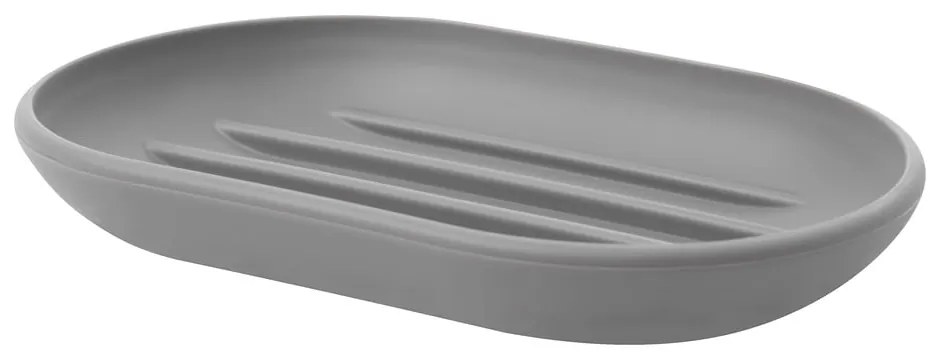 Sivá plastová mydlenka Touch – Umbra